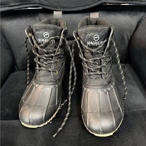 Magellan Outdoors Women’s Black Lace-Up Waterproof Snow Boots